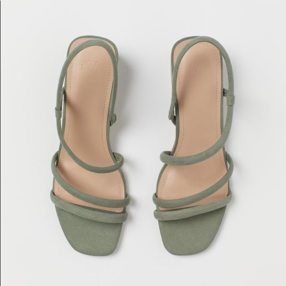 H&M Pastel Green Sandals